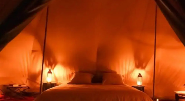 Bivouac les Hommes Bleus exclusive camp