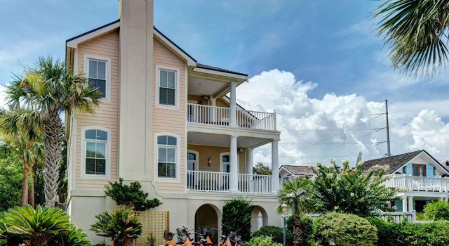 Wolfe Cottage - Ocean View - 2225 Bruce Drive, Buchen Sie Ferienhaus Villen in St. Simons Island, Villa