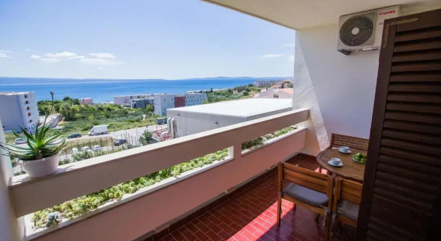 Апартаменты с 2 комнатами с балконом и с видом на море Grand View Apartments