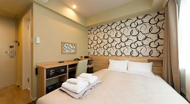 Двухместный номер Standard Sanco Inn Kyoto Hachijoguchi Shikinoyu