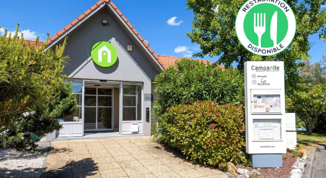 Кровать в общем номере Отель Тулузы Campanile Toulouse Sesquieres