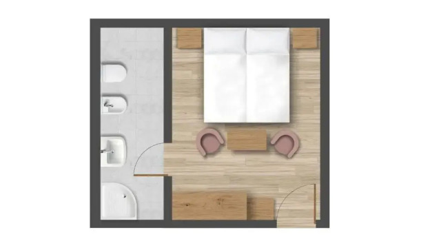 Двухместный номер Standard Мансарда Hotel Villa Eden