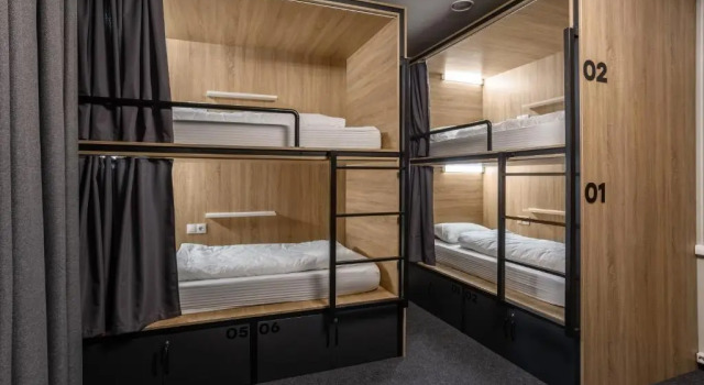 Кровать в общем номере (мужской номер) Kyiv Hostel and Hotel