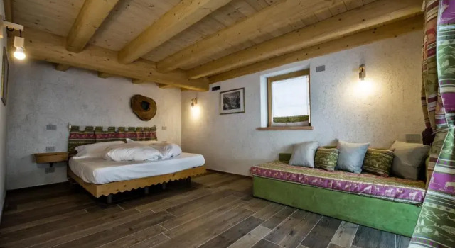 Четырёхместный номер Standard с видом на горы Bed and breakfast Alchemilla