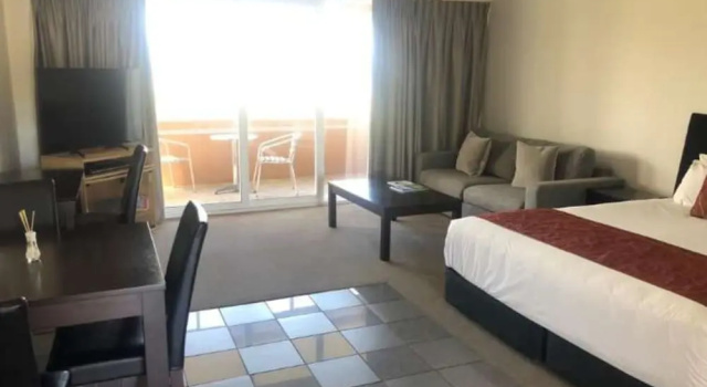 Двухместный люкс с балконом и с видом на море Admiralty Lodge Motel