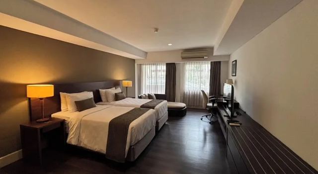 Camera doppia Premier con balcone Delonix Hotel Karawang