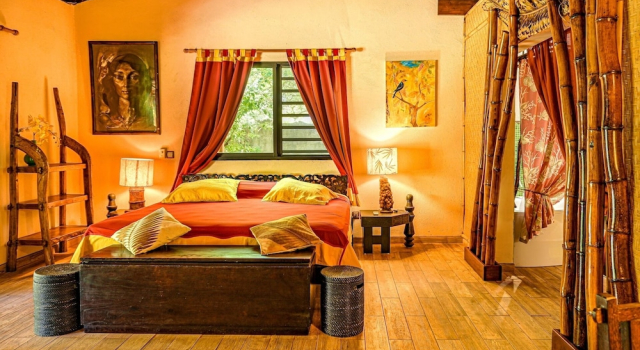 Villa Kerebel 2BR, Book Villa Sommerhuse i Temae, Hytte