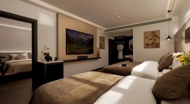Люкс с 2 комнатами Yinju · Dayanli Song-style Aesthetics Snow View Hotel (Lijiang Ancient City Zhongyi Market Branch