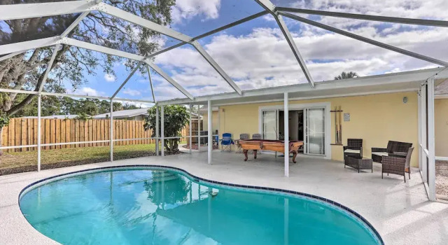 Коттедж Bright Port St Lucie Home w/ Private Pool!
