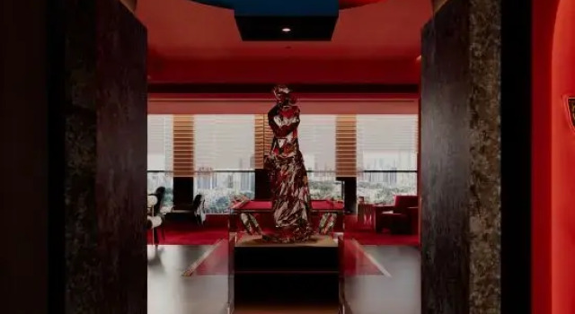 Xiangyu·ANCORA E-sports Art Hotel (Fuyang Shuangqing Bay Park Shuijie Branch), Prenota Hotel Hotel a Anhui con parcheggio, Parcheggio