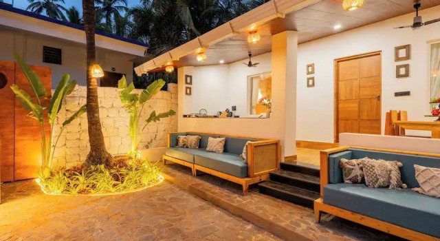 ELIVAAS House of Neptune 1 BHK Boutique, Book Boutique Hotel Boutiquehoteller i North Goa, Boutique Hotel