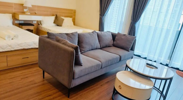 Апартаменты FLC SEA TOWER 2 giường đôi giá rẻ cho gia đình, nhóm bạn 4 người