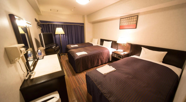 Трёхместный номер Standard Hotel Claiton Esaka