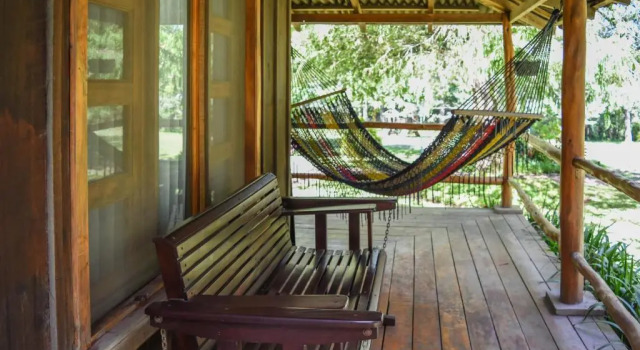 Бунгало с красивым видом из окна Hotel y Resort Quinta del Sol