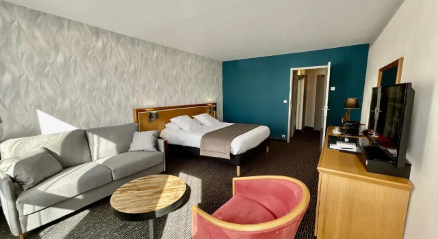 Номер Superior Domaine de la Forêt dOrient, Logis Hôtel, Restaurant, Spa et Golf