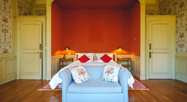Люкс с видом на сад Château La Comtesse de Loire & Spa