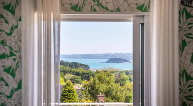 Двухместный номер Standard с балконом и с видом на море Hôtel Les Agapanthes-Logis Hôtel