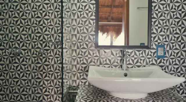 Двухместный номер Deluxe с видом на море Kinta Kan Cabañas Hotel Playa del Carmen