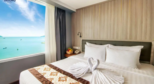 Двухместный номер Deluxe с видом на море Truong Hotel