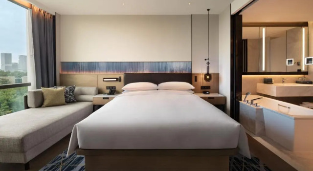 Двухместный номер Deluxe с видом на сад Guangzhou Marriott Hotel Nansha