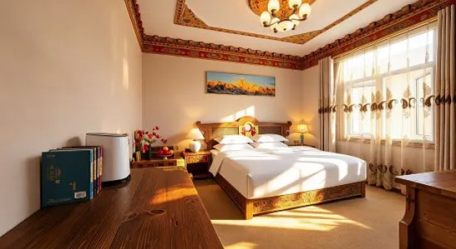 Двухместный люкс Deluxe Shangri-La Gu Yue Boutique Guesthouse