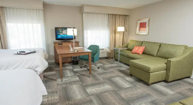 Двухместная студия Hampton Inn & Suites Cincinnati-Union Centre