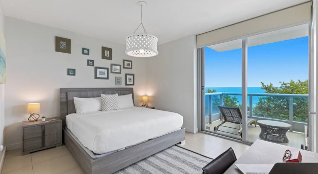 Апартаменты Superior c 1 комнатой с балконом и с частичным видом на океан Dharma Home Suites Miami Beach at Monte Carlo
