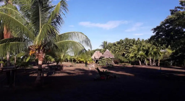 Кровать в общем номере Hostal Pachamama