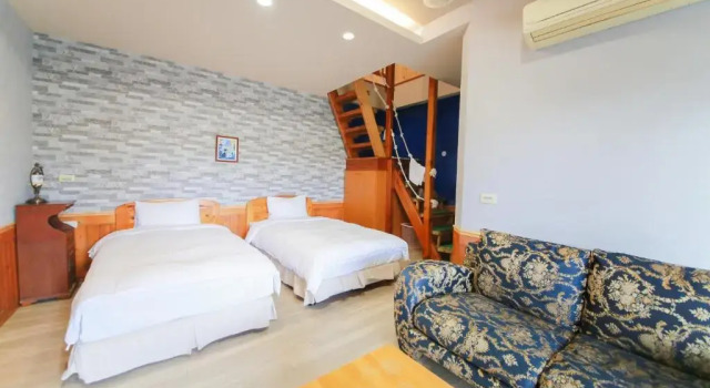 Семейный номер Standard с видом на сад Dong Shan He B&B