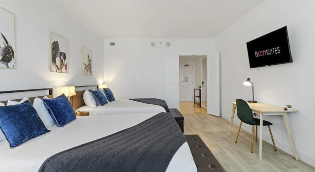 Beachfront Double Queen - CozySuites, Забронировать Отель Отели Атлантик-Сити с парковкой, рядом с Казино Bally's Atlantic City, Парковка