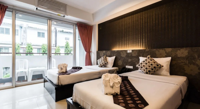 Двухместный номер Deluxe с балконом 7Q Patong Beach Hotel