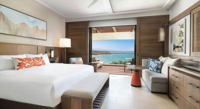 Двухместный номер Standard с балконом и oceanfront Mauna Kea Beach Hotel, Autograph Collection