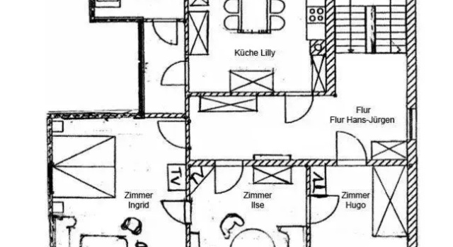 Апартаменты Ferienwohnung-im-historischen-Kaufhaus-Angeln
