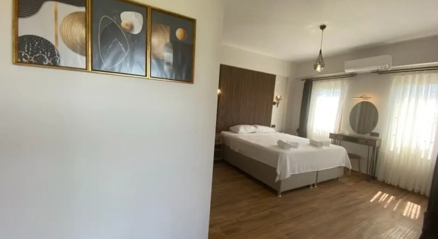 Двухместный номер Deluxe с балконом и с видом на сад Tinos Otel & Bağ Evi 12 Yaş Üstü