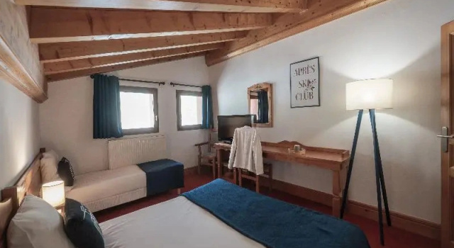 Трёхместный номер Standard с балконом Hôtel Club MMV Le Val Cenis