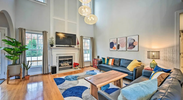 Коттедж Tranquil Greensboro Home w/ Fire Pit