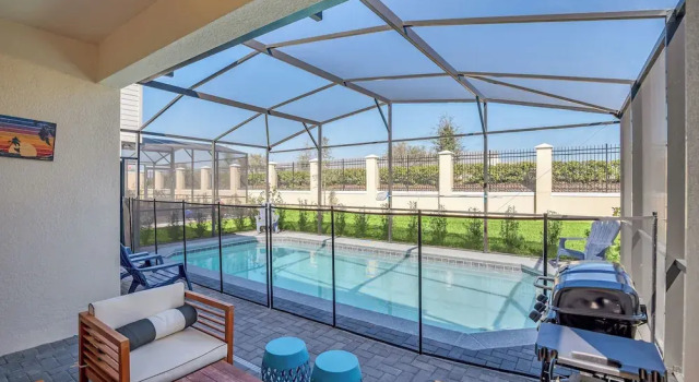 Коттедж Private Villa wPool, BBQ,FREE Water Park Access