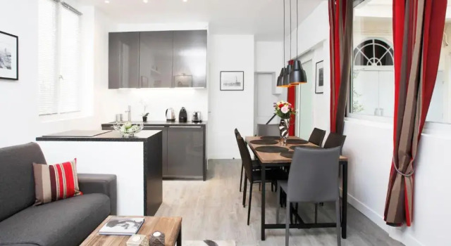 Апартаменты с 2 комнатами Charming 2BR-2BA between le Marais & le Louvre
