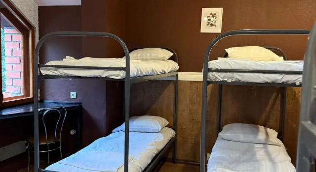 Кровать в общем номере Хостел Кулон на Нижегородской