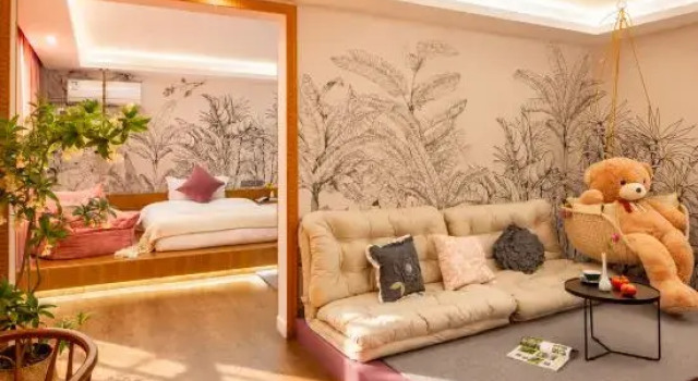 Двухместный люкс с видом на восход Redding Garden Homestay (Sunac Tourism Resort)