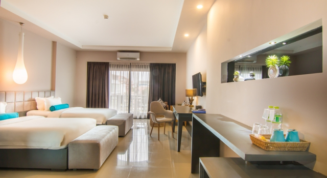 Номер Standard с видом на город Damrei Angkor Hotel