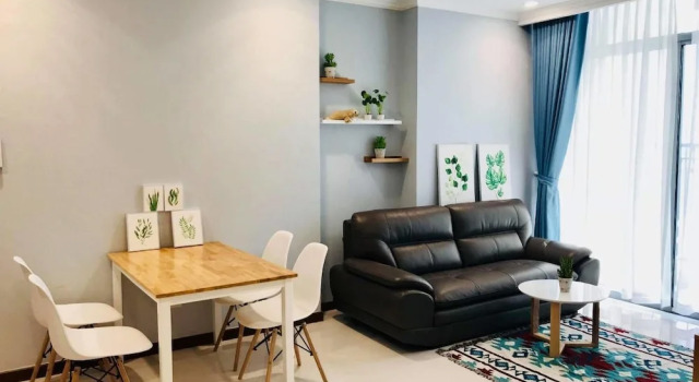 Апартаменты Comfort с 2 комнатами с видом на город Vinhomes Binh Thanh Official Luxury Apartment
