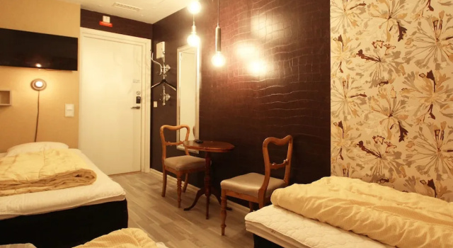 Четырёхместный номер Without window Skanstulls Boutique Hostel