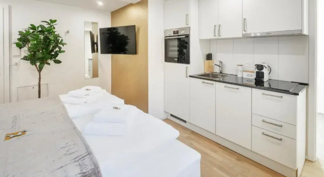 Студия Deluxe VISIMO Apartments Steigerstrasse St Gallen - Modern Living near OLMA & Hospital