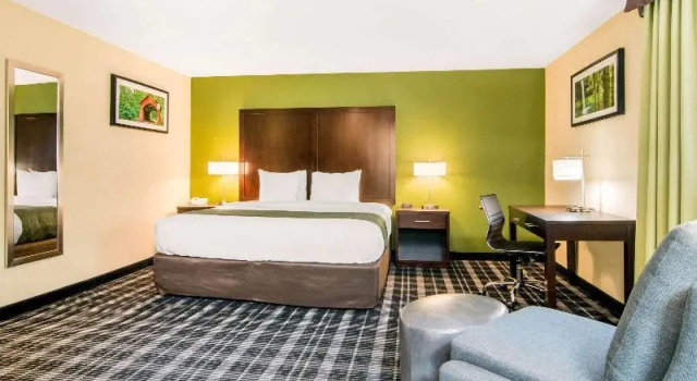 Одноместный люкс Quality Inn & Suites Albany Corvallis