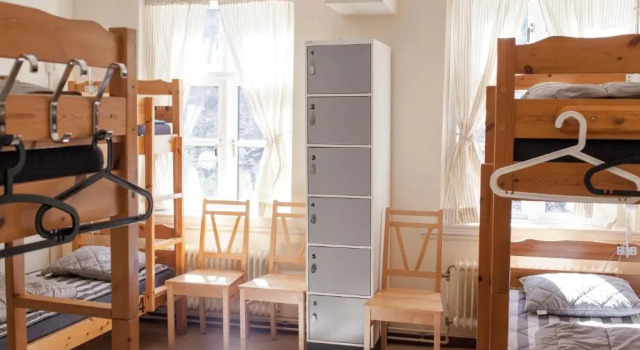Кровать в общем номере STF Hostel Stigbergsliden