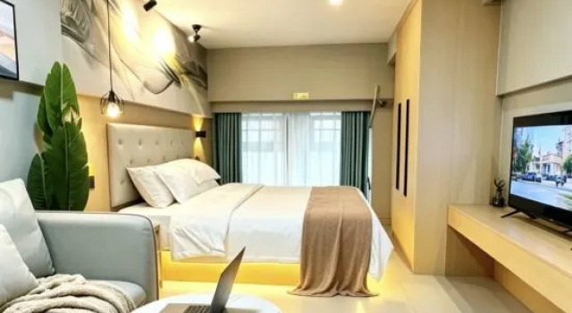 QYU chain apartment（WXSMZX branch）, Rezerwuj Apartament Hotele w Nanning z parkingiem, Parking