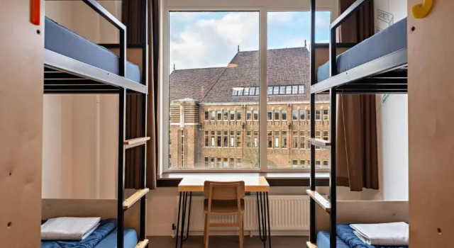 Четырёхместный номер Standard Stayokay Hostel Utrecht Centrum