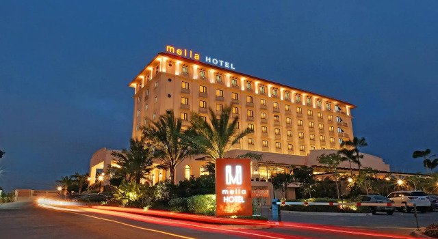 Кровать в общем номере Mella Hotel Manila near NAIA Airport