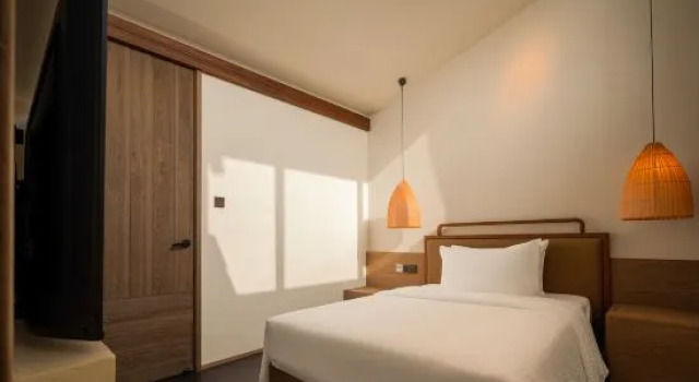 Семейный люкс с 2 комнатами Anzhimu Private Hot Spring Homestay